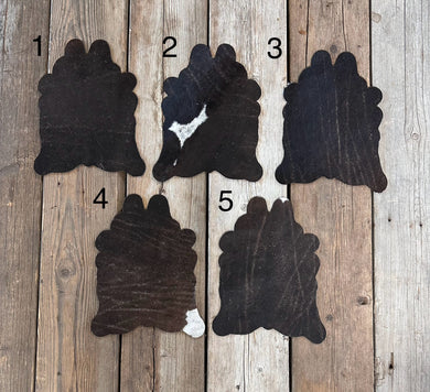 Cowhide - Small Mostly Black