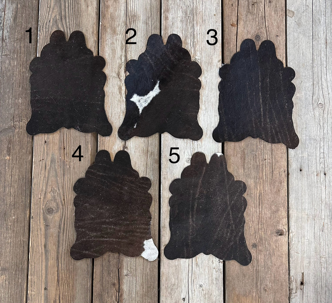 Cowhide - Small Mostly Black