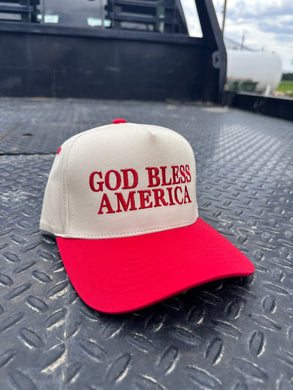 God Bless America - Red