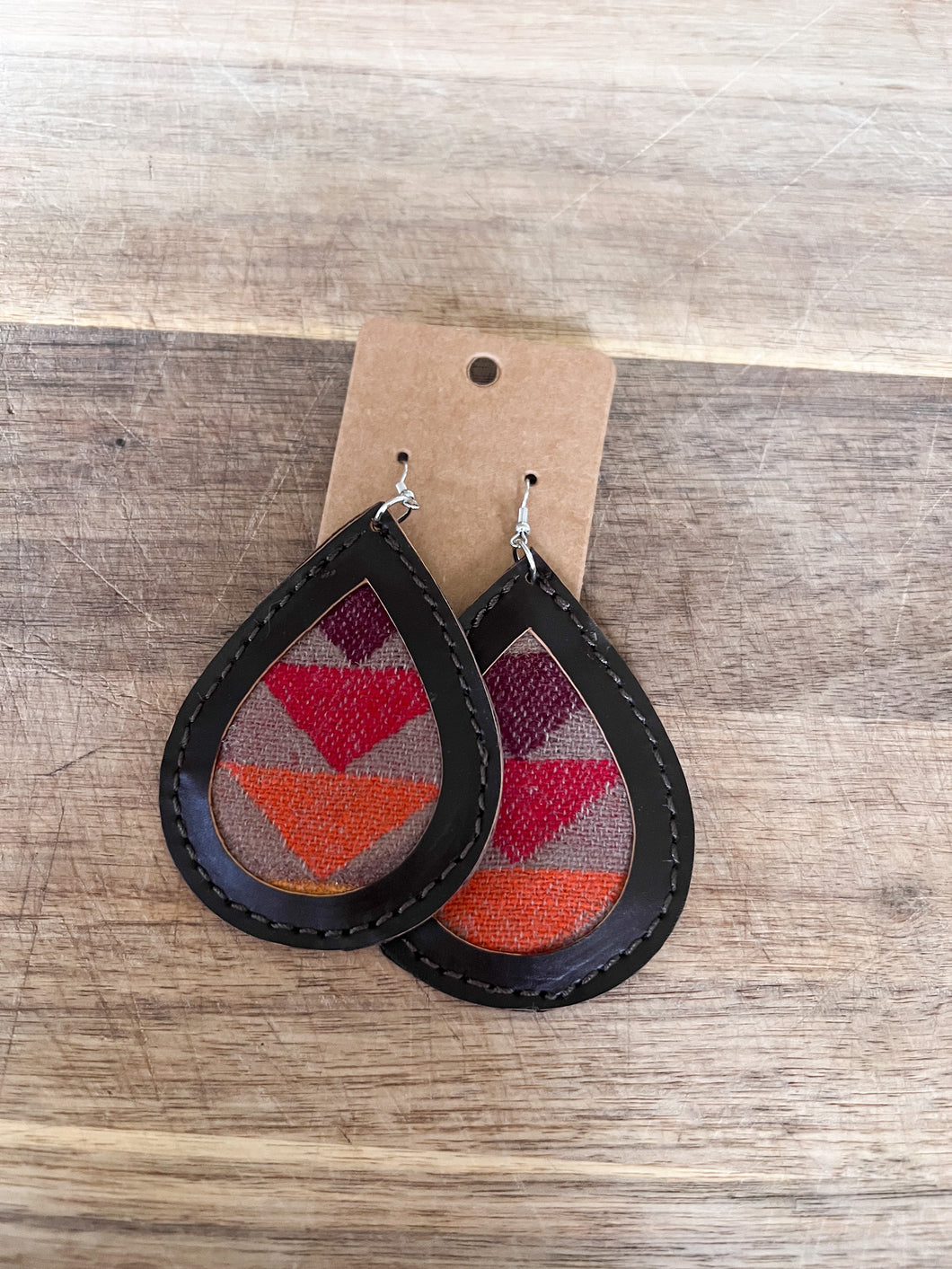 Pendleton Inlay Earrings - Large