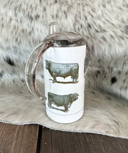 Load image into Gallery viewer, Vintage Cow Sippy Cup