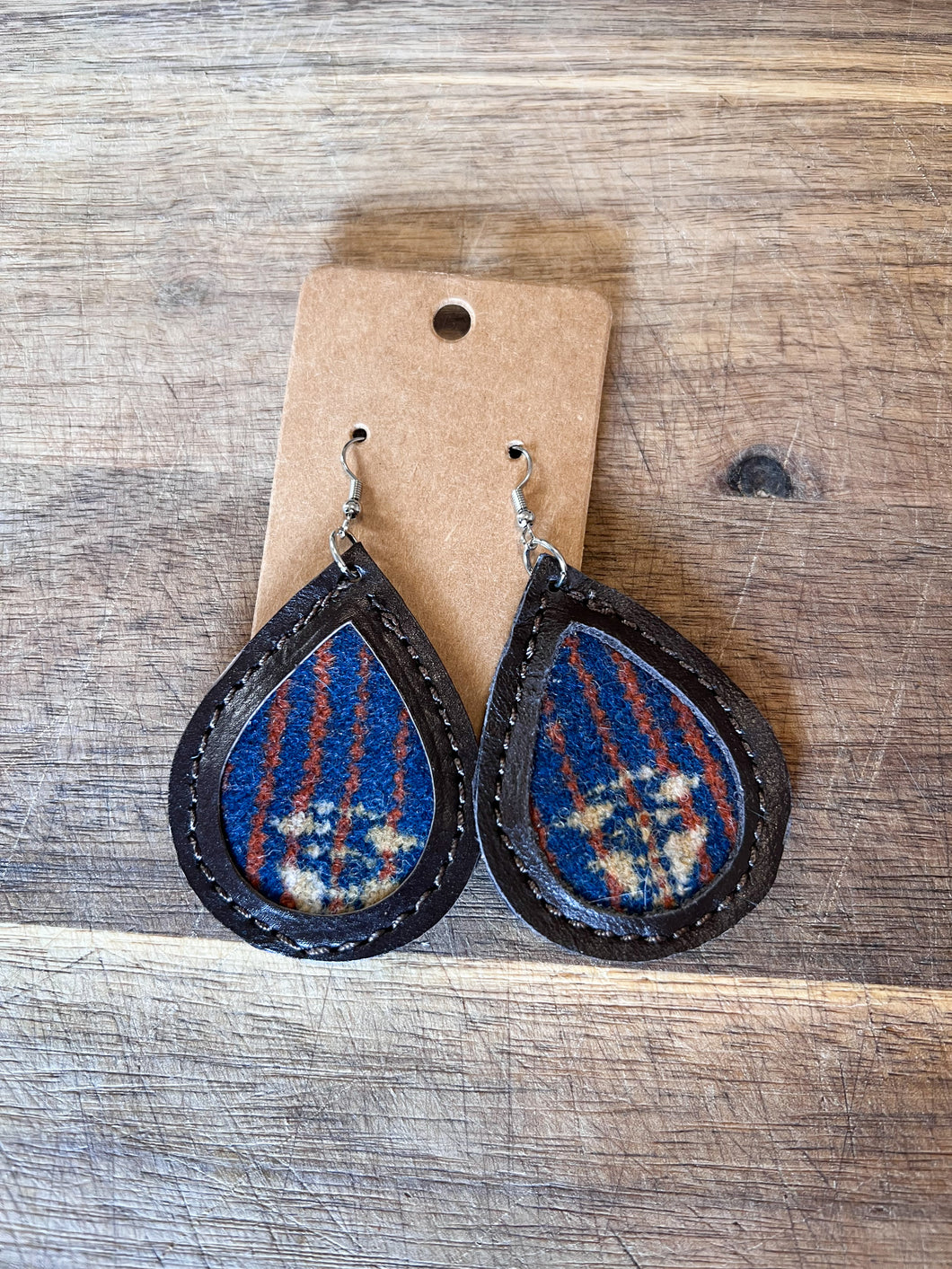 Pendleton Inlay Earrings - Medium