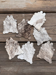 Cowhide Coasters