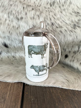 Load image into Gallery viewer, Vintage Cow Sippy Cup
